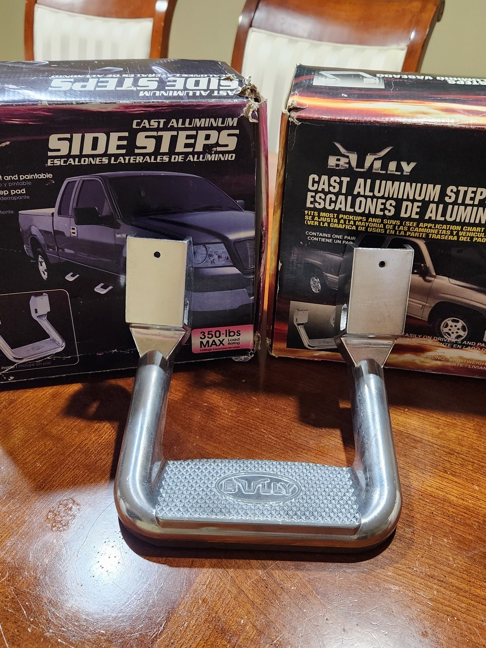 New Bully Set Of 4 Side Truck Steps Truck Fitments In Pictures